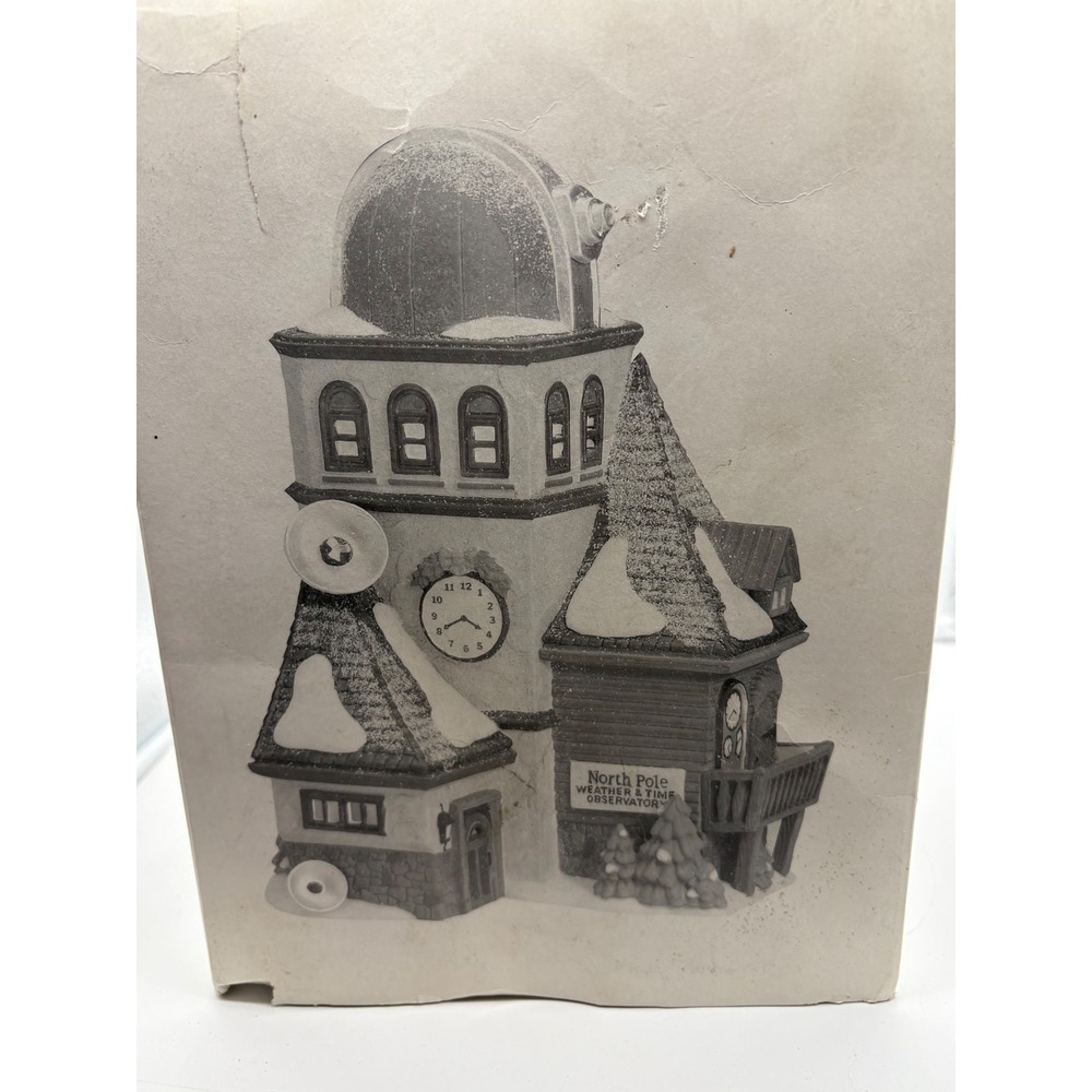 Dept 56 North Pole Village Weather and Time Observatory 56385 Boxed Retired - Picture 2 of 12